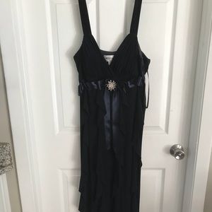 Long Navy Blue Formal/Prom dress
